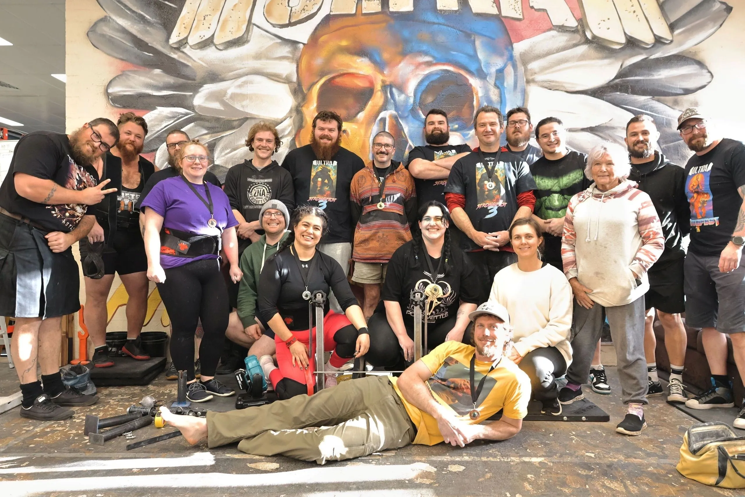 Australian Grip Sport competitors and athletes gathered at a national competition meet.
